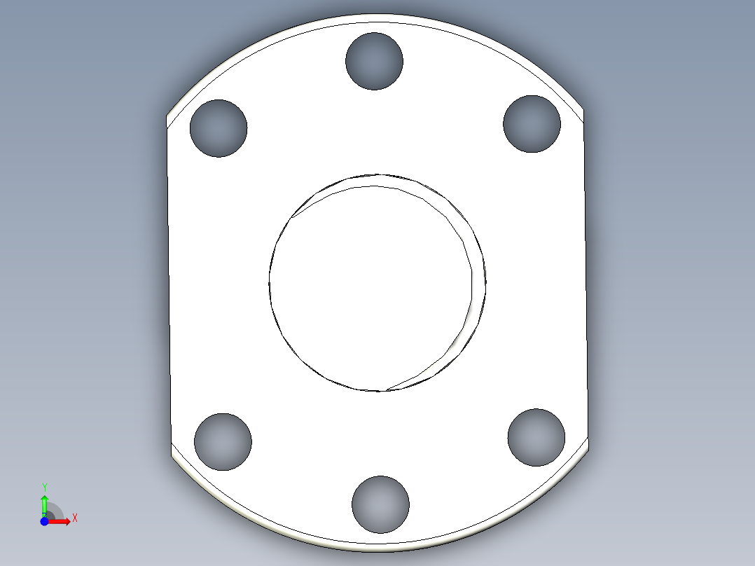 SFS滚珠丝杆前视图