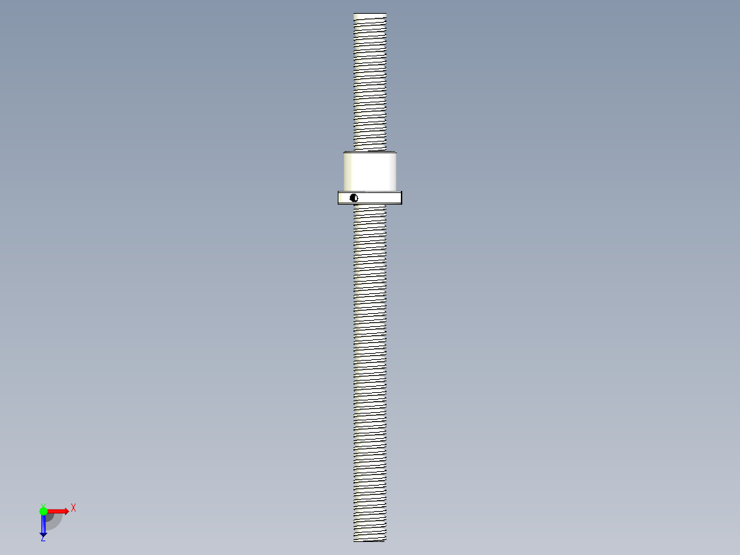 SFS滚珠丝杆俯视图