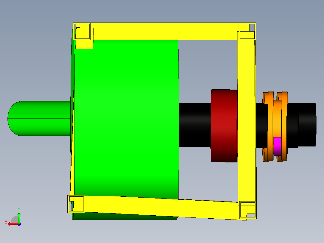 B3003635-蔬菜切割机后视图