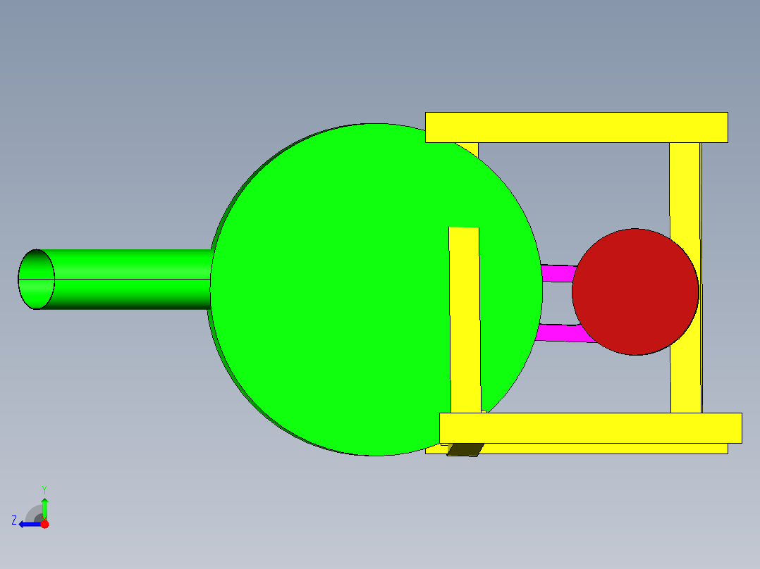 B3003635-蔬菜切割机右视图