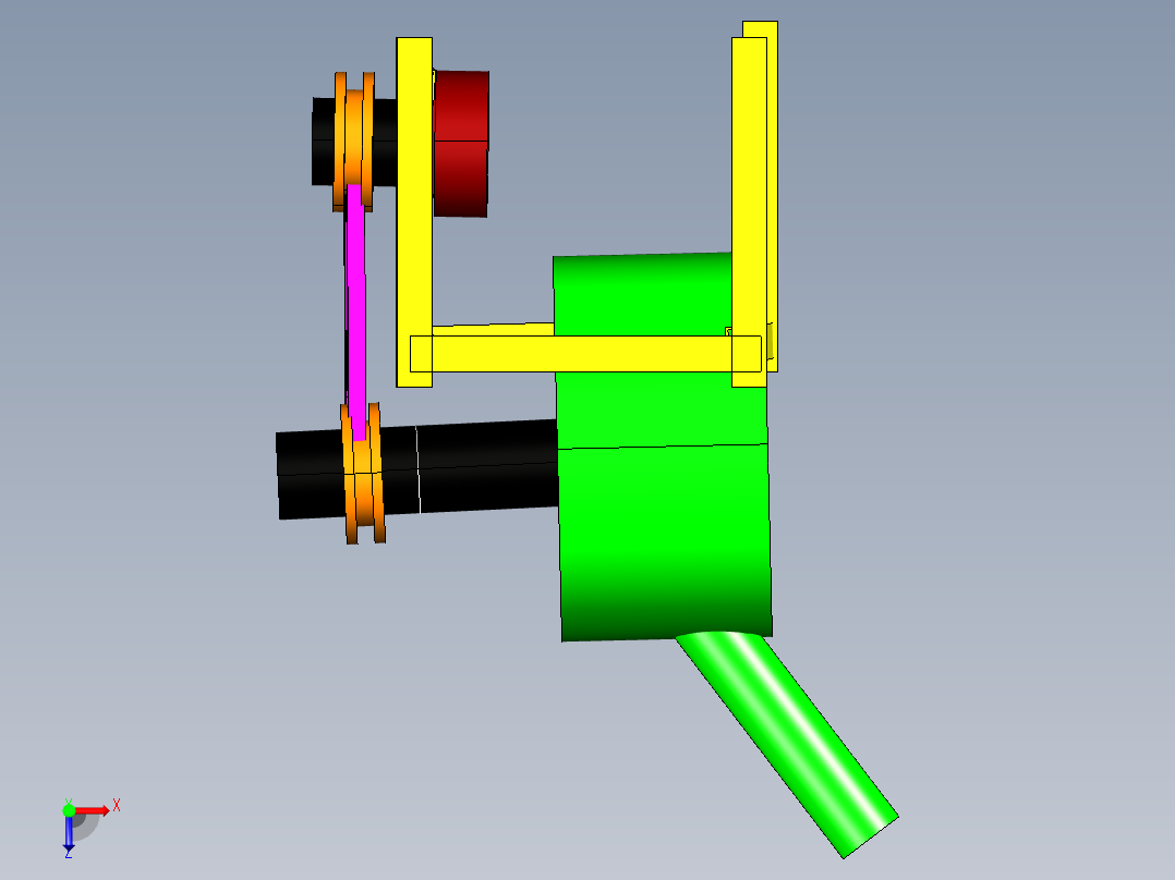 B3003635-蔬菜切割机俯视图