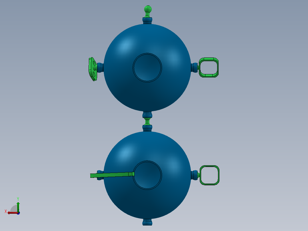 模块化鸟舍夹后视图