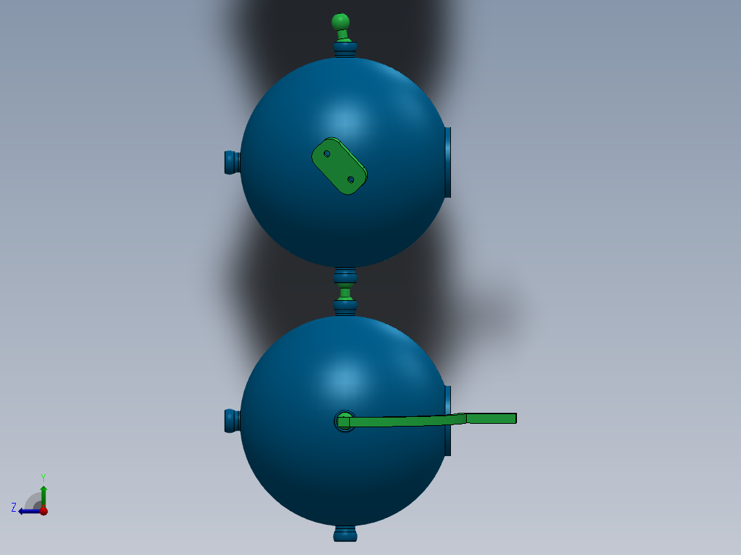 模块化鸟舍夹右视图