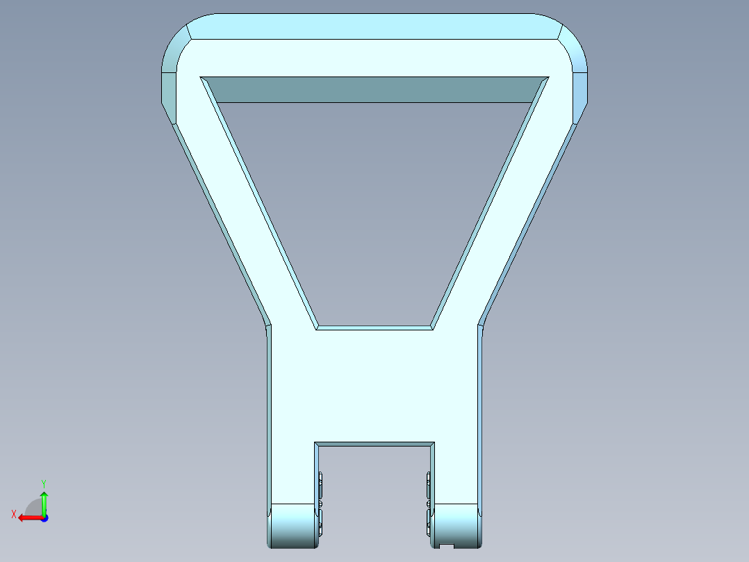 B2004468-CST1000割草机手柄后视图