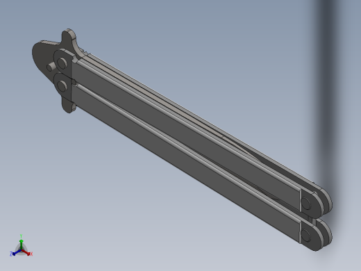 折叠刀、刀 (10)正等轴测缩略图
