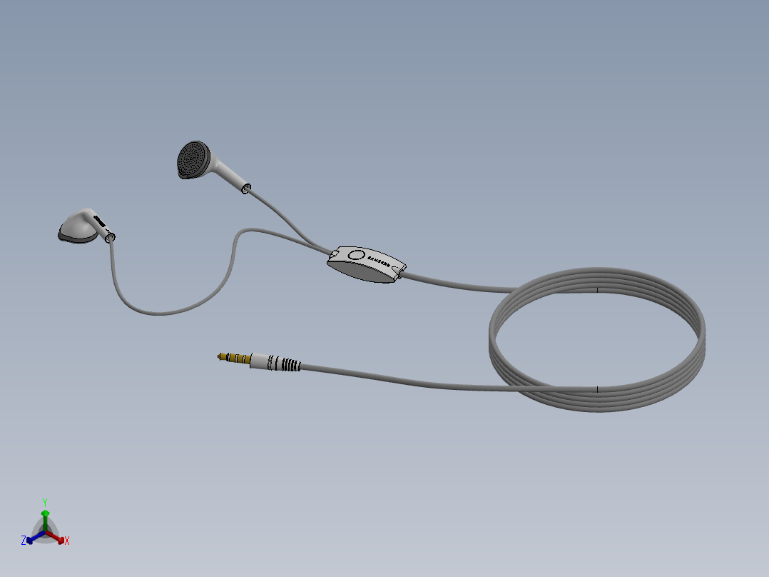 耳机(50)正等轴测图