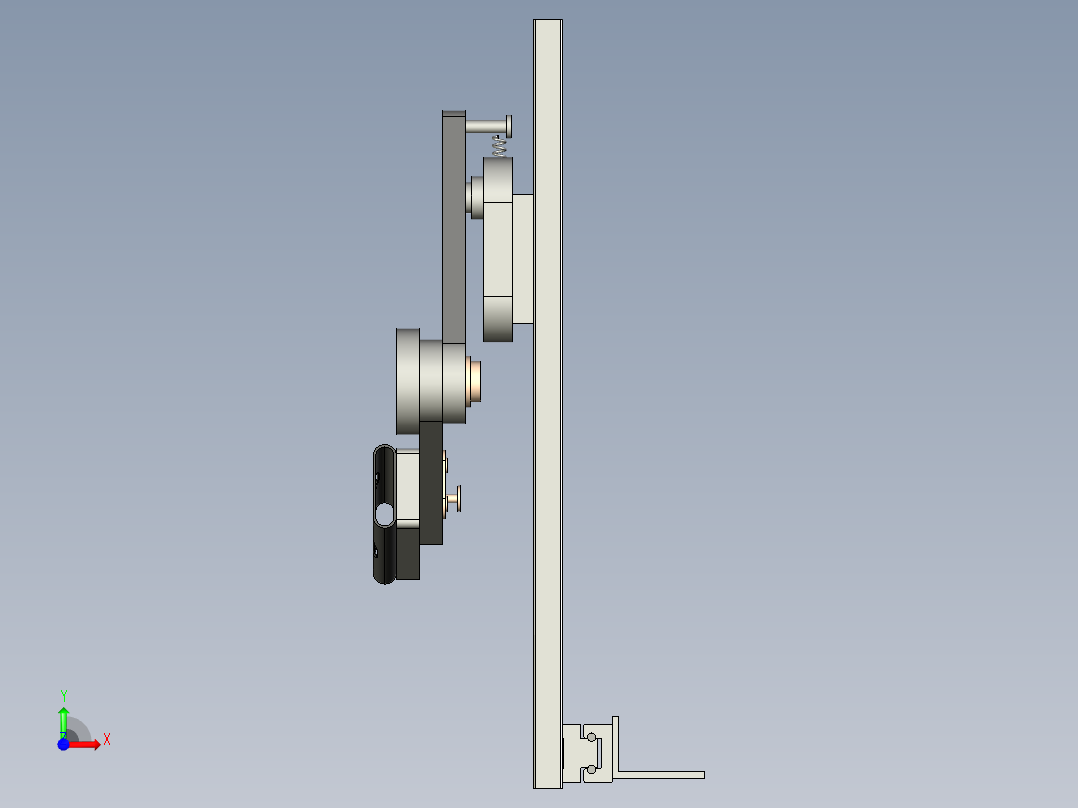 台球肌肉记忆训练器前视图