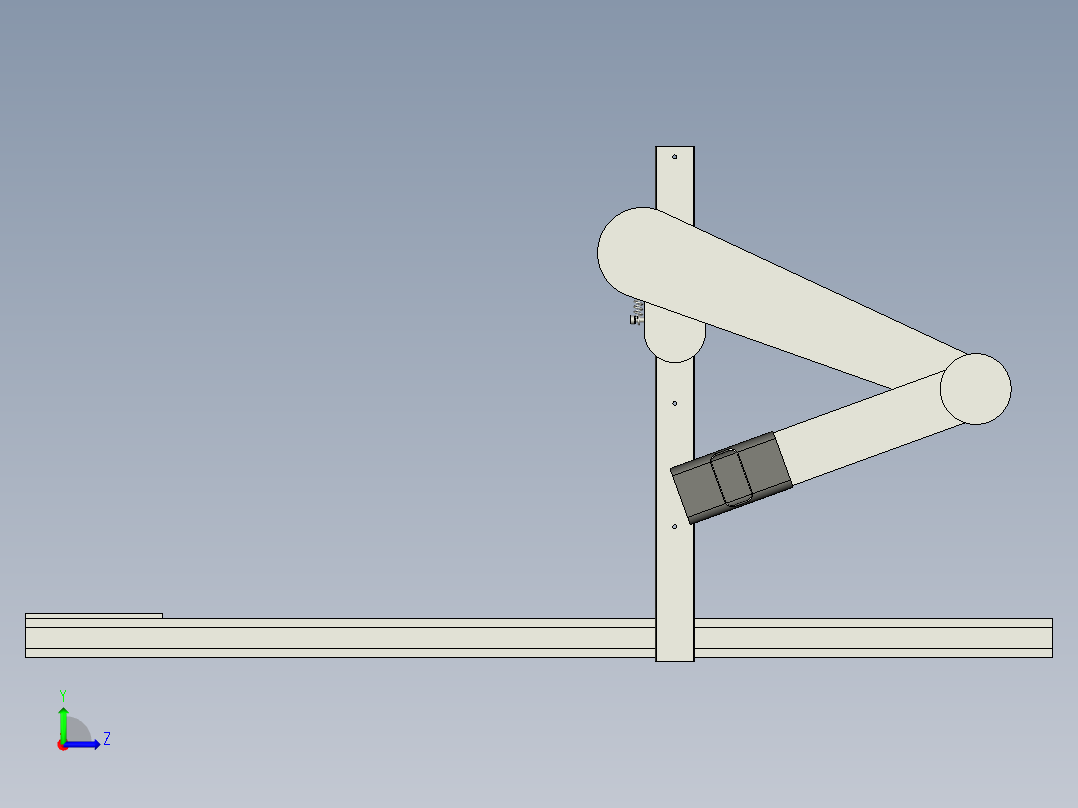 台球肌肉记忆训练器左视图