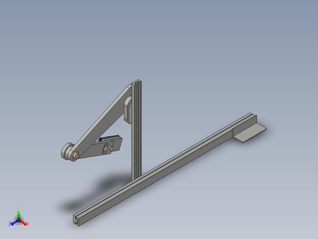 台球肌肉记忆训练器正等轴测图
