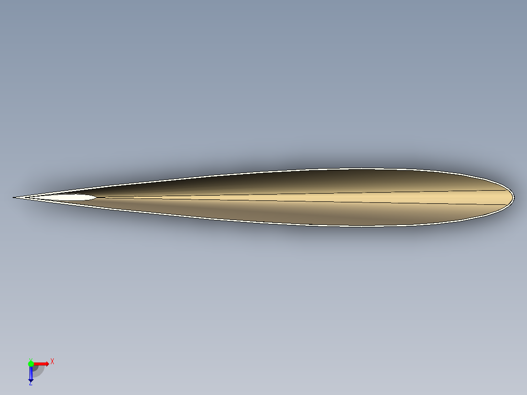 三角翼模型俯视图