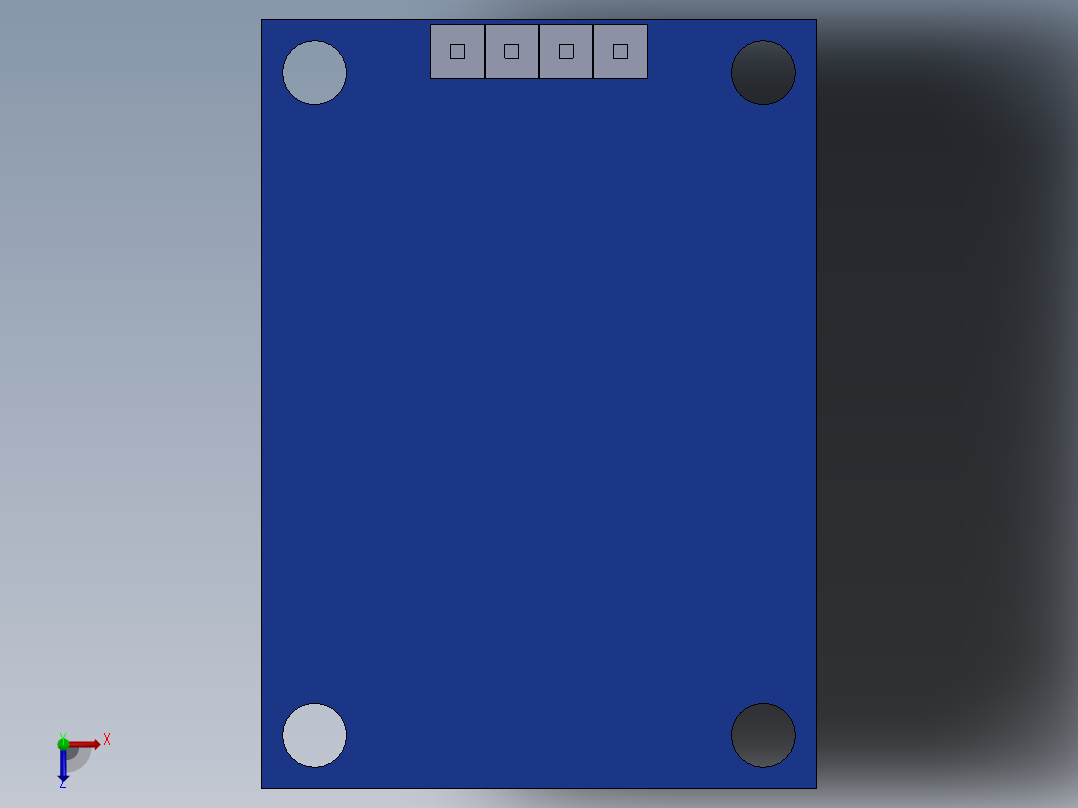 Neo 6m全球定位系统模块俯视图