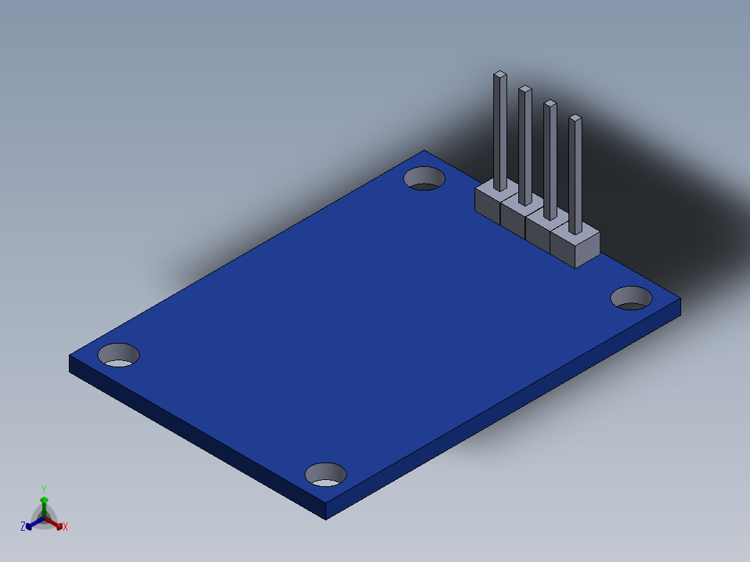 Neo 6m全球定位系统模块正等轴测图