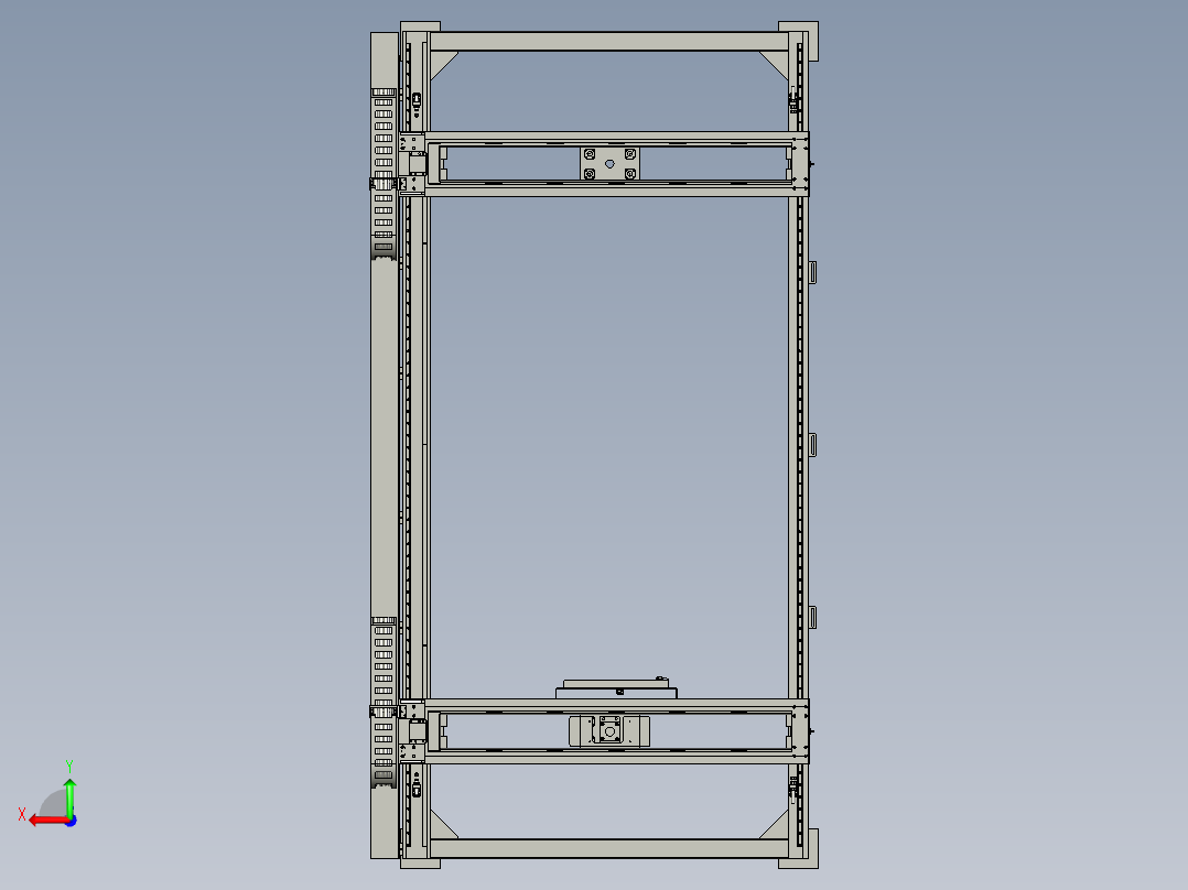 出料机械手后视图