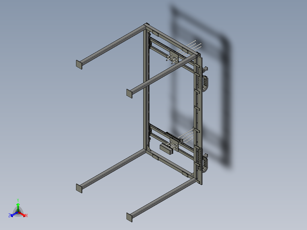 出料机械手正等轴测图