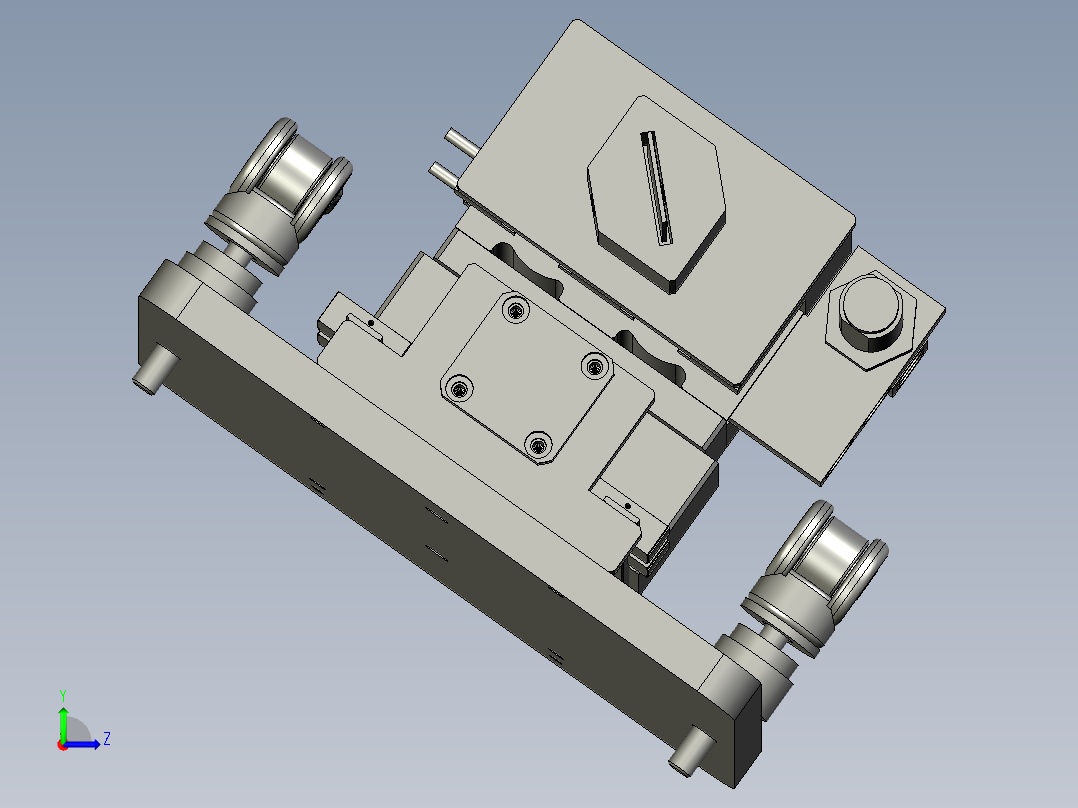 45度切割组合件左视图