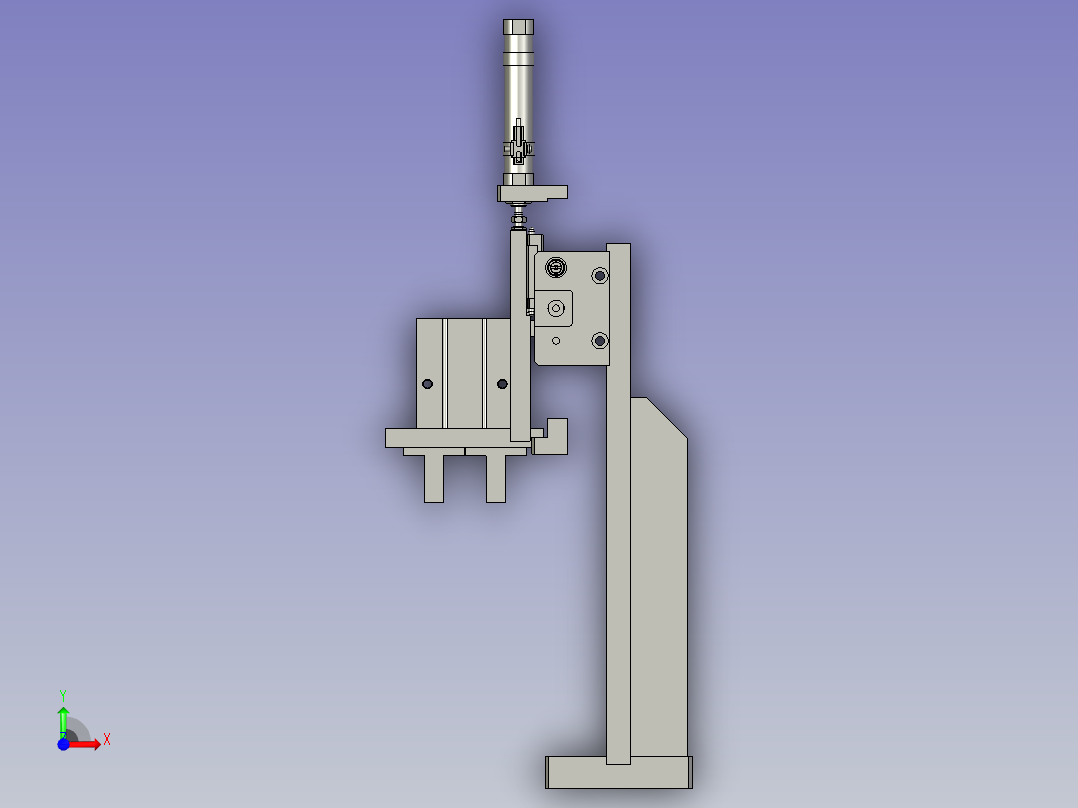 不良品Z轴前视图