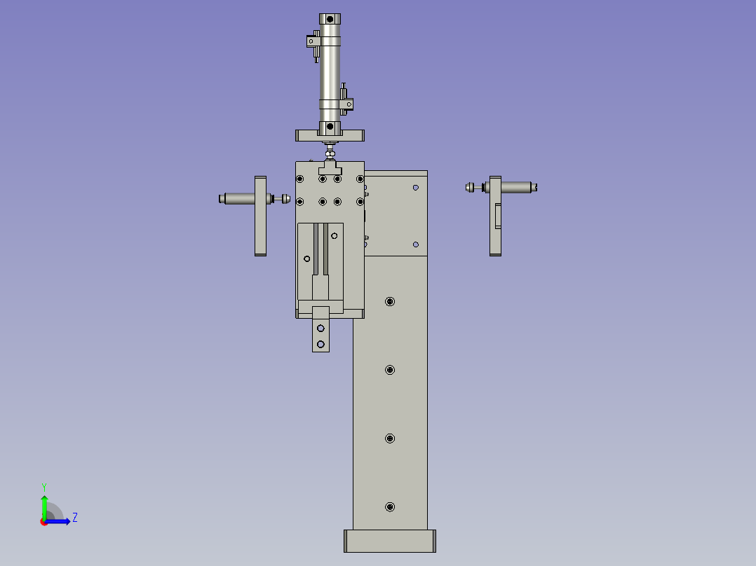 不良品Z轴左视图