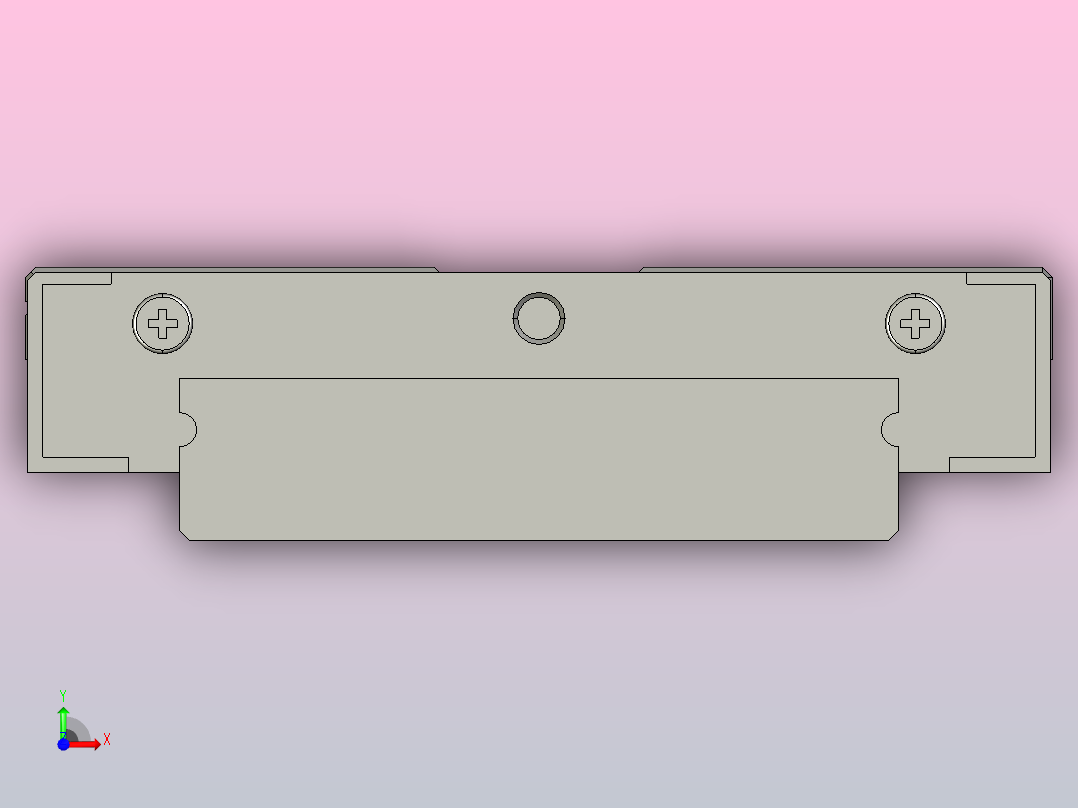 TM15WL微小型加宽型TM-W系列直线导轨前视图