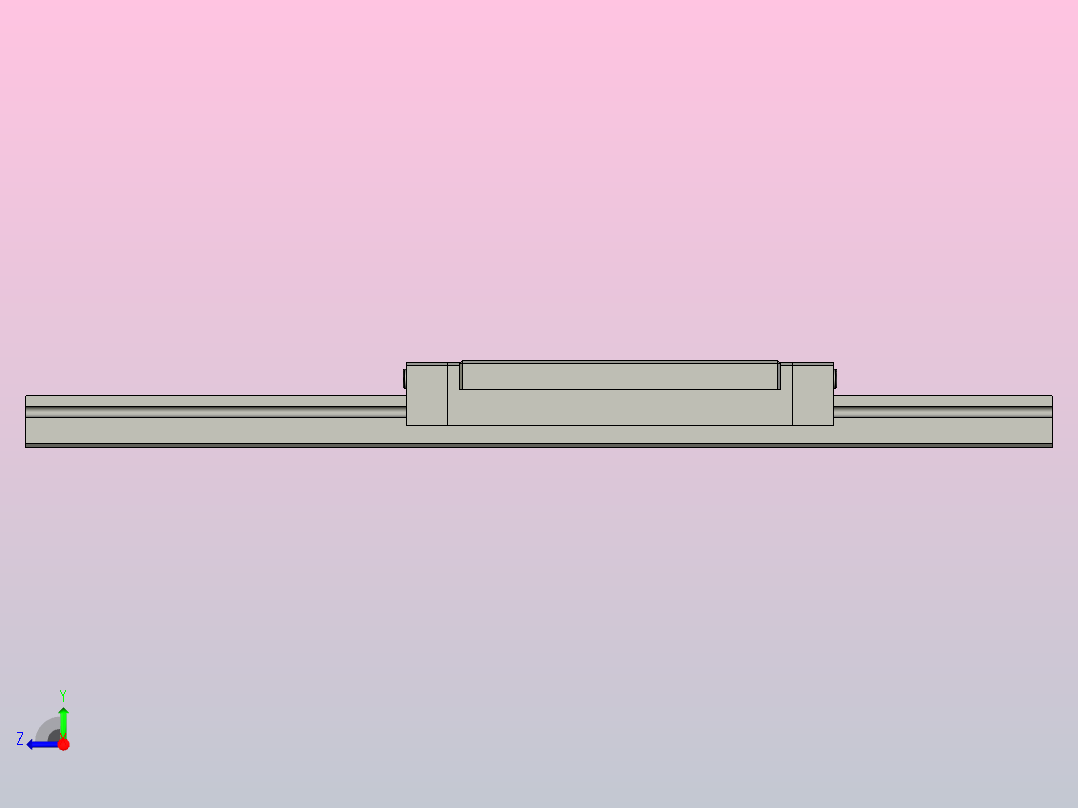 TM15WL微小型加宽型TM-W系列直线导轨右视图