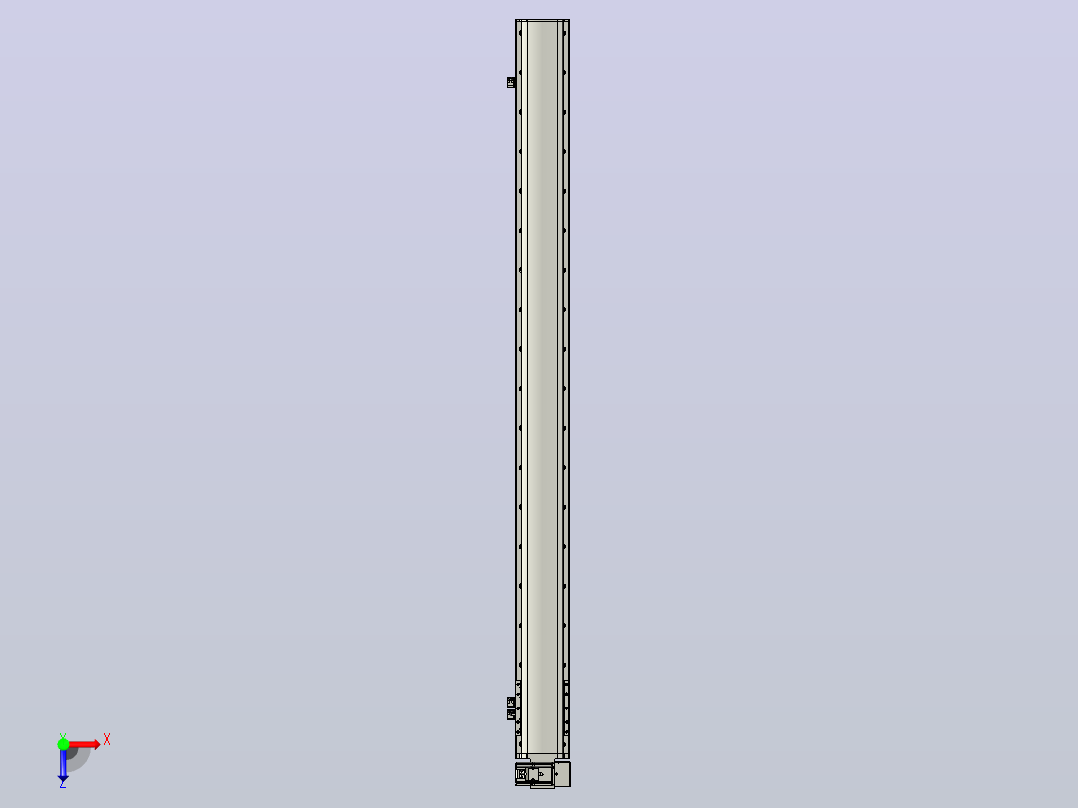 MT136BT半封闭皮带滑台[MT136BT.L100.1600.LD.M40.C3]俯视图