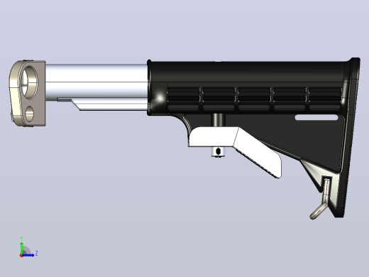 折叠伸缩杆左视缩略图