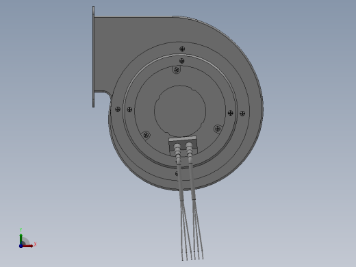 EC离心风扇 160mm[ECF160A110]后视缩略图