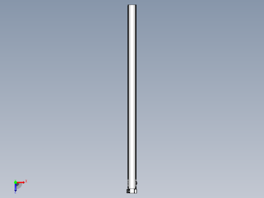皮带直线轴半封闭可选导轨TPA-HNB-140D-120-L2700-RP-C-P40-N3俯视缩略图