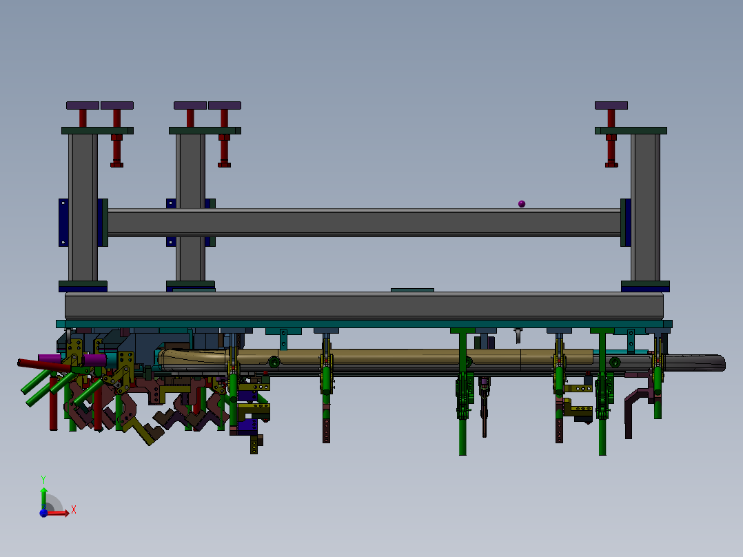 焊接夹具(1)前视图