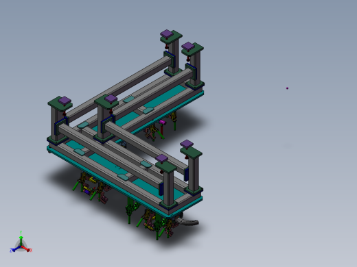 焊接夹具(1)正等轴测缩略图