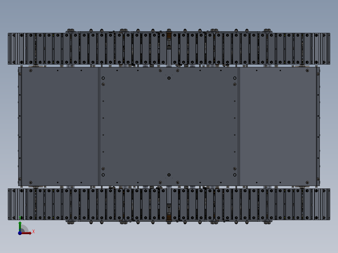 履带车底盘模型sw16可编辑前视图