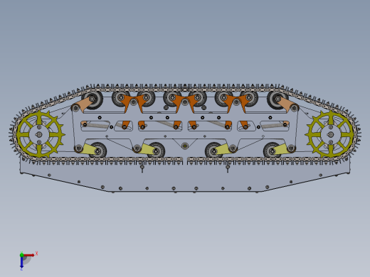 履带车底盘模型sw16可编辑俯视缩略图