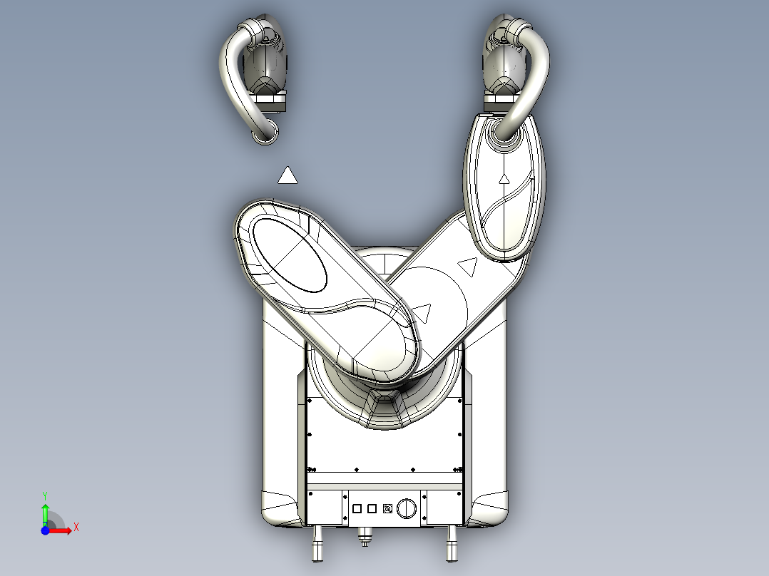 2kg机械臂前视图
