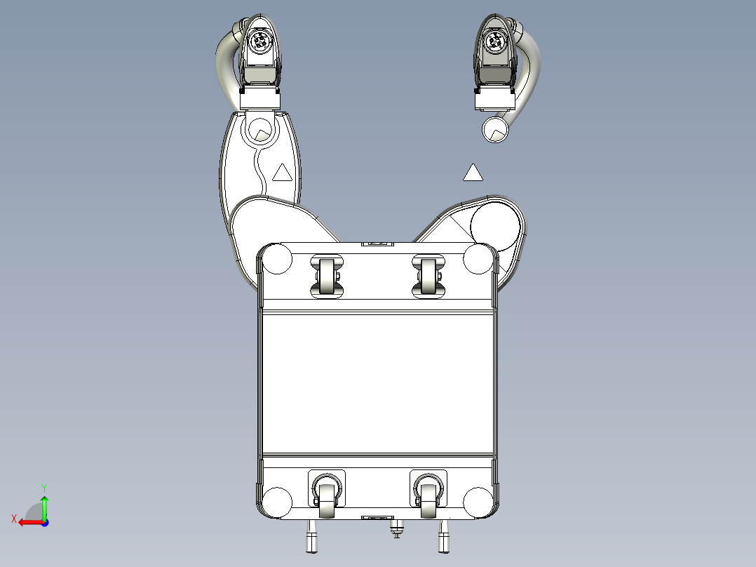 2kg机械臂后视图