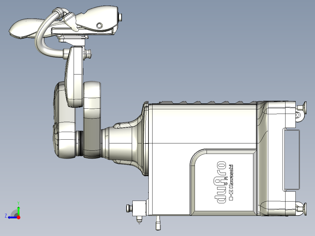 2kg机械臂右视图