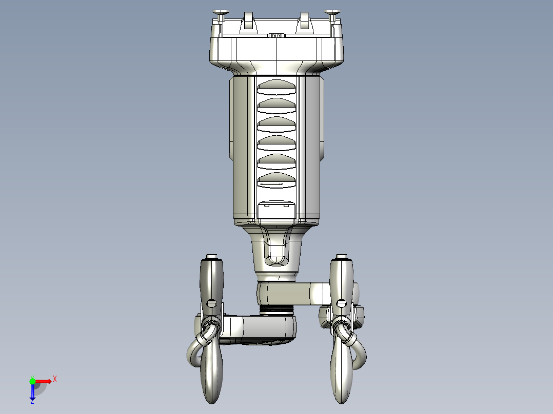 2kg机械臂俯视图