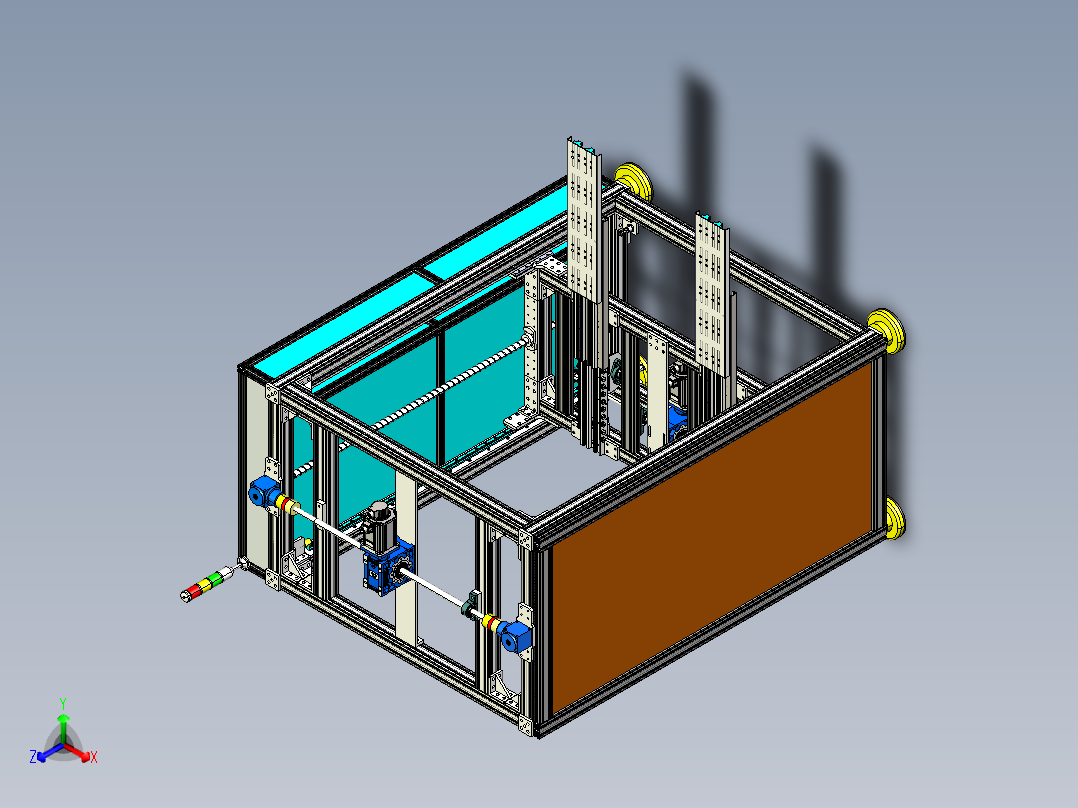 双丝杆伸降机 自动伸缩货叉