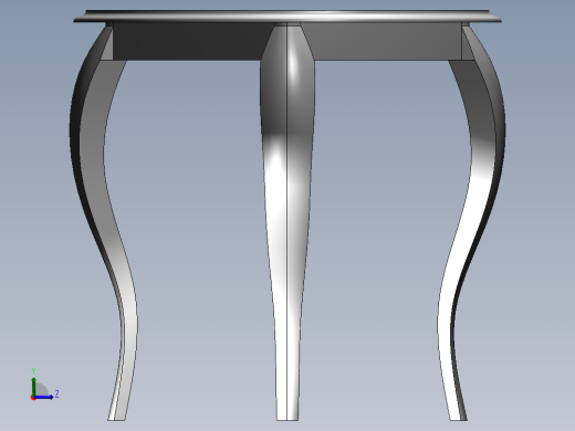 桌子左视缩略图