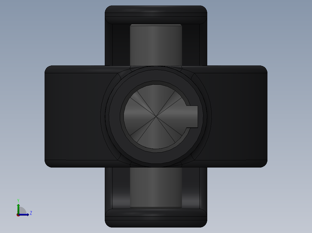 GICL型鼓形齿式联轴器左视图