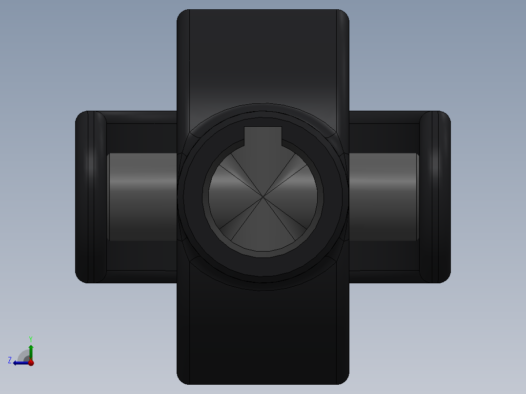 GICL型鼓形齿式联轴器右视图