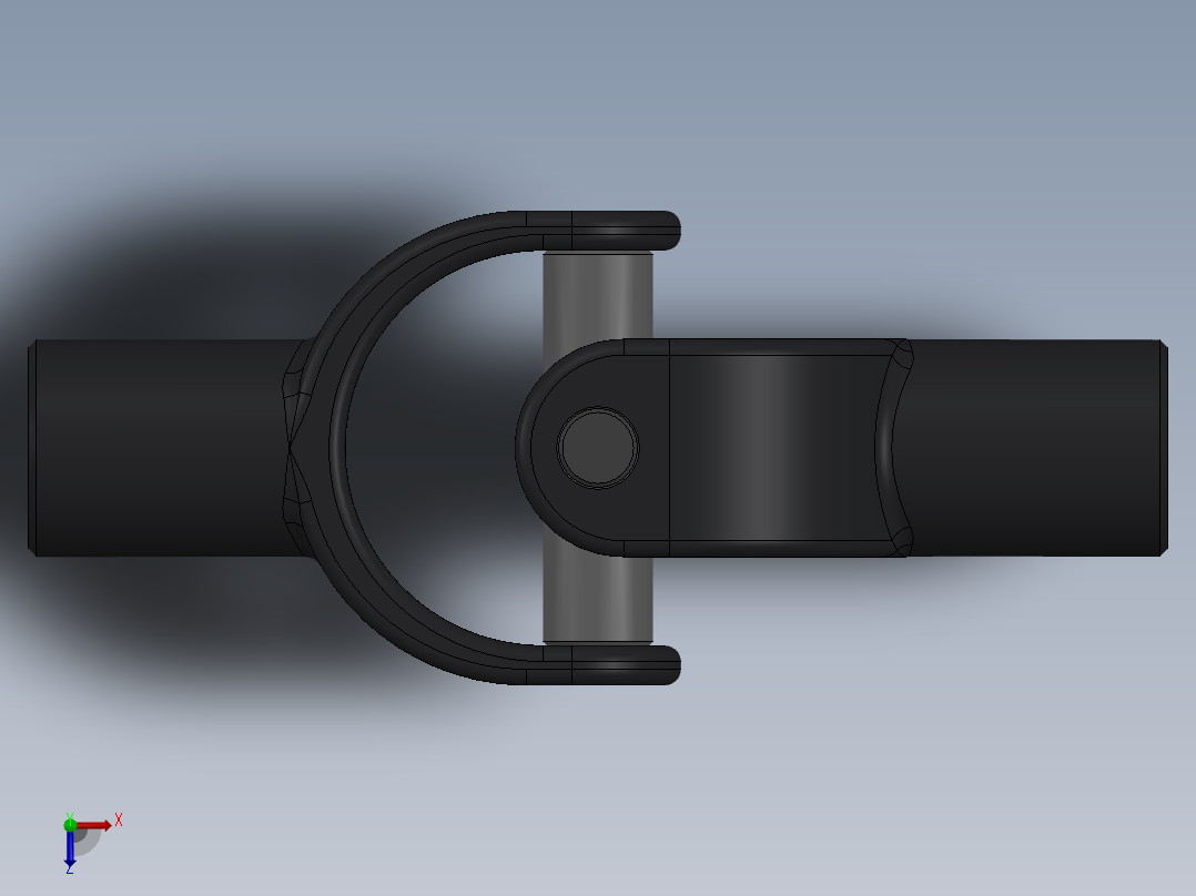 GICL型鼓形齿式联轴器俯视图