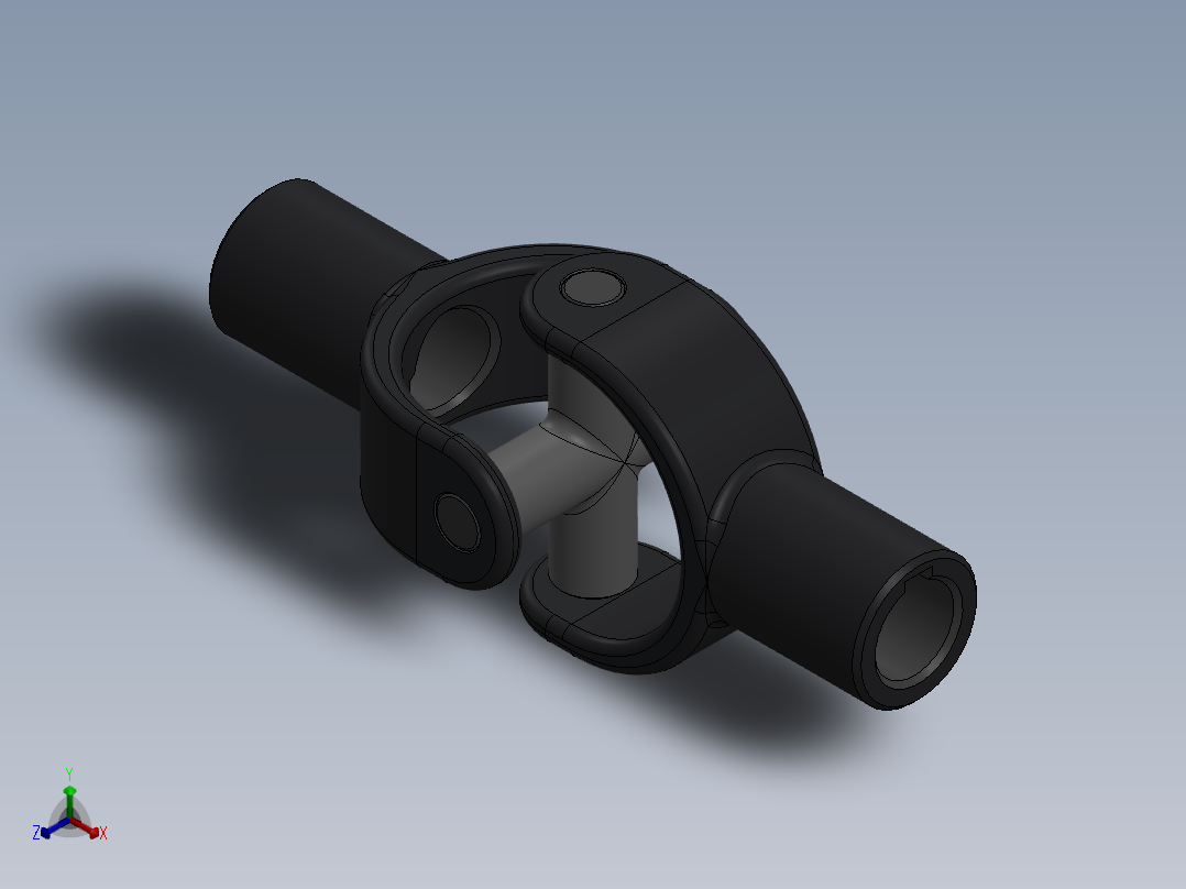 GICL型鼓形齿式联轴器正等轴测图