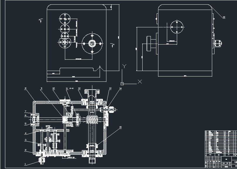 大模数蜗杆铣刀专用机床设计