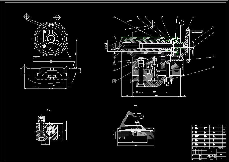 大模数蜗杆铣刀专用机床设计