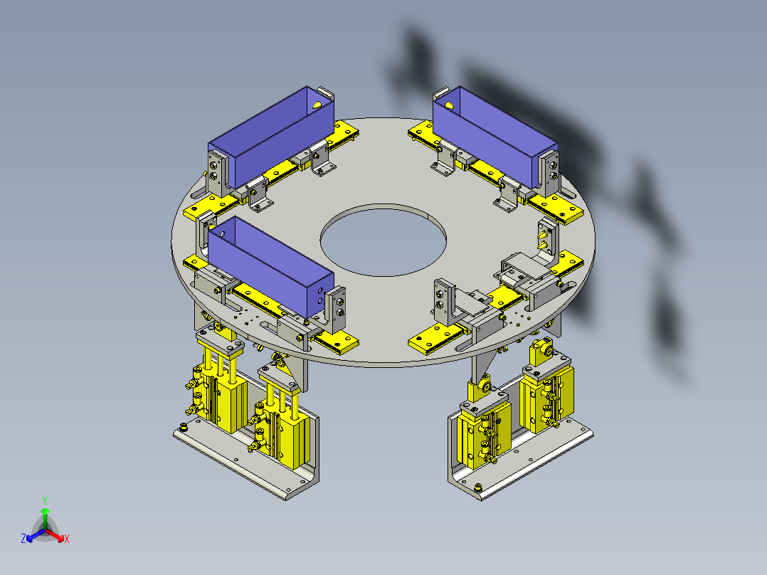 指定位置释放机构