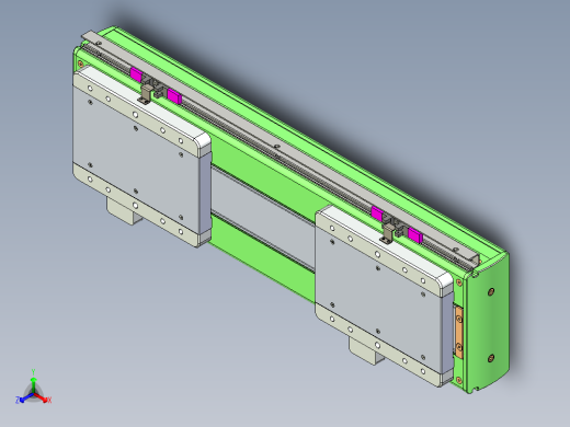 威洛博LC系列3d模型模组2LC17E2Y-S150正等轴测缩略图