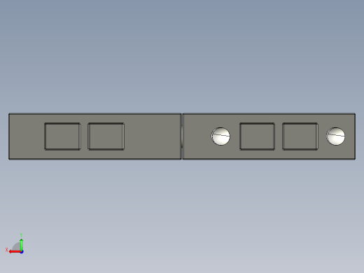 鋅合金鉸鏈SOH-3D多系列多零件图纸模型后视缩略图