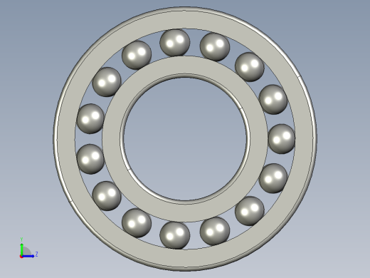 深沟球轴承6313左视缩略图