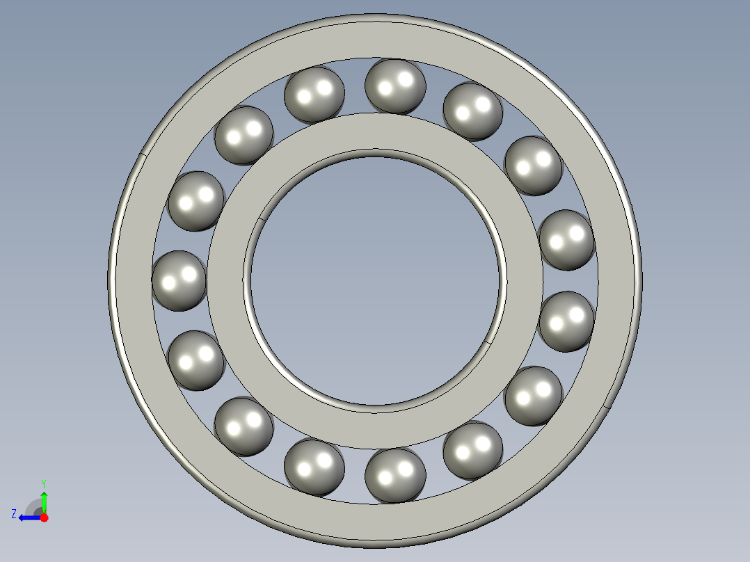 深沟球轴承6313右视图