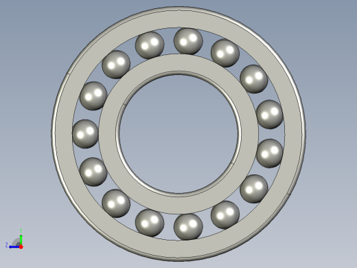 深沟球轴承6313右视缩略图