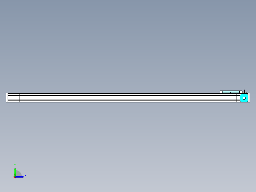 欧规系列-LB6A-L130-S1500-BL-ZP40-C3左视图